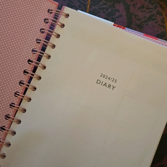 WEEKLY Spiral bound Calendar Planner Diary 2025 Strawberry Strawberries Art 🍓 - Picture 3 of 6